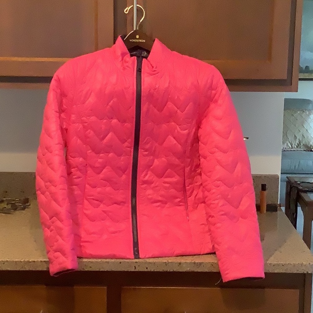 Kerri Rosenthal Hot Pink Heart Puffer